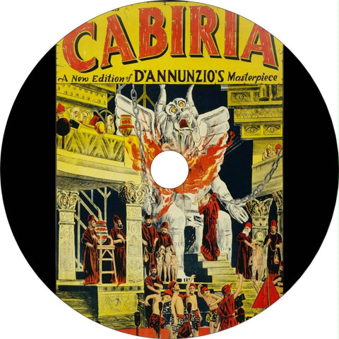 Cabiria (1914) Adventure, Drama, History Movie / Film (DVD)