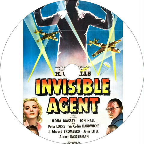 Invisible Agent (1942) H.G. Wells Adventure, Romance Movie on DVD