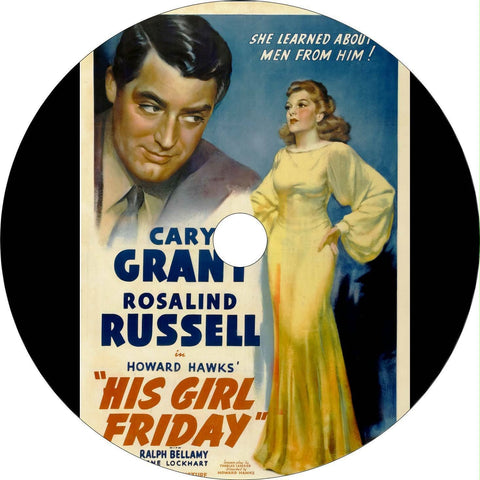 His Girl Friday (1940) Comedy, Drama, Romance Classic DVD