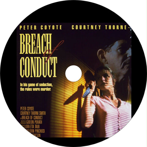 Breach of Conduct (1994) Thriller, TV Movie on DVD
