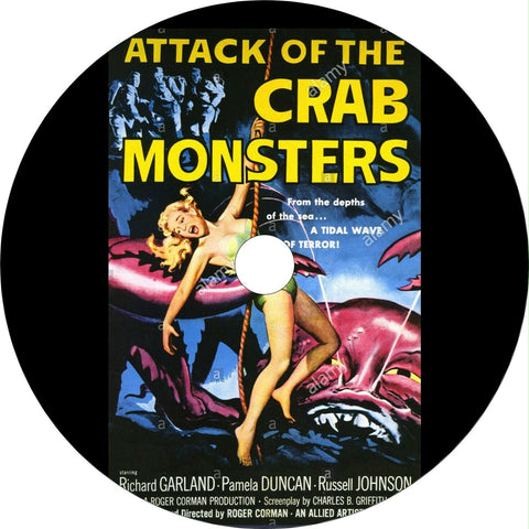 Attack of the Crab Monsters (1957) Horror Sci-Fi Classic DVD